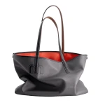 Mlouye M Tote in Grey and Orange | Totes & Top-Handle Bags | Luxury Shoes 