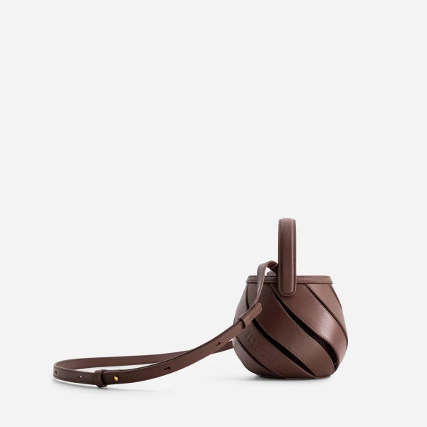 Mlouye Mini Helix Bag in Espresso | Mini Bags | Luxury Shoes 
