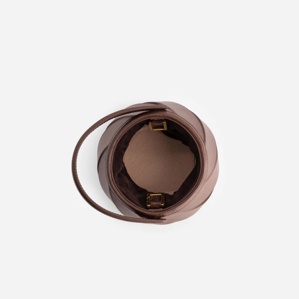 Mlouye Mini Helix Bag in Espresso | Mini Bags | Luxury Shoes 