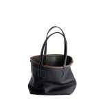 Mlouye Mini M Tote in Black and Hunter Green | Mini Bags | Luxury Shoes 