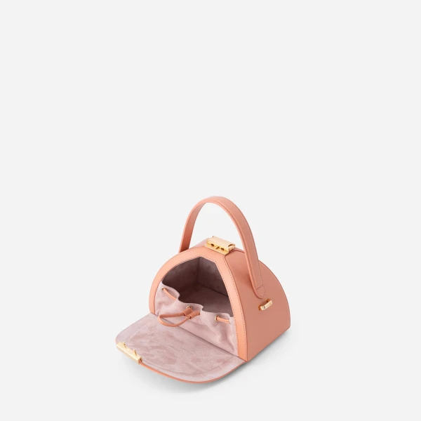 Mlouye Mini Pandora Bag in Peach | Mini Bags | Luxury Shoes 