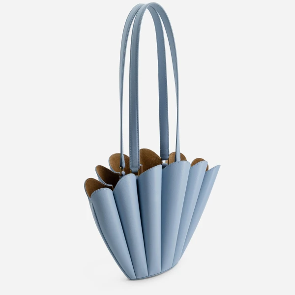 Mlouye Mini Seashell Tote in Arctic | Mini Bags | Luxury Shoes 