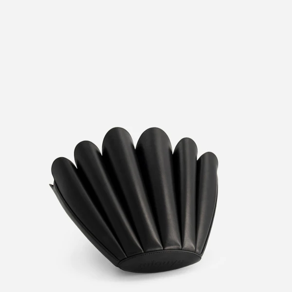 Mlouye Mini Seashell Tote in Black | Mini Bags | Luxury Shoes 