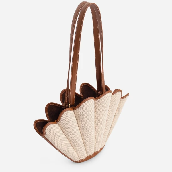 Mlouye Mini Seashell Tote in Canvas | Mini Bags | Luxury Shoes 