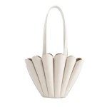 Mlouye Mini Seashell Tote in Dove | Mini Bags | Luxury Shoes 