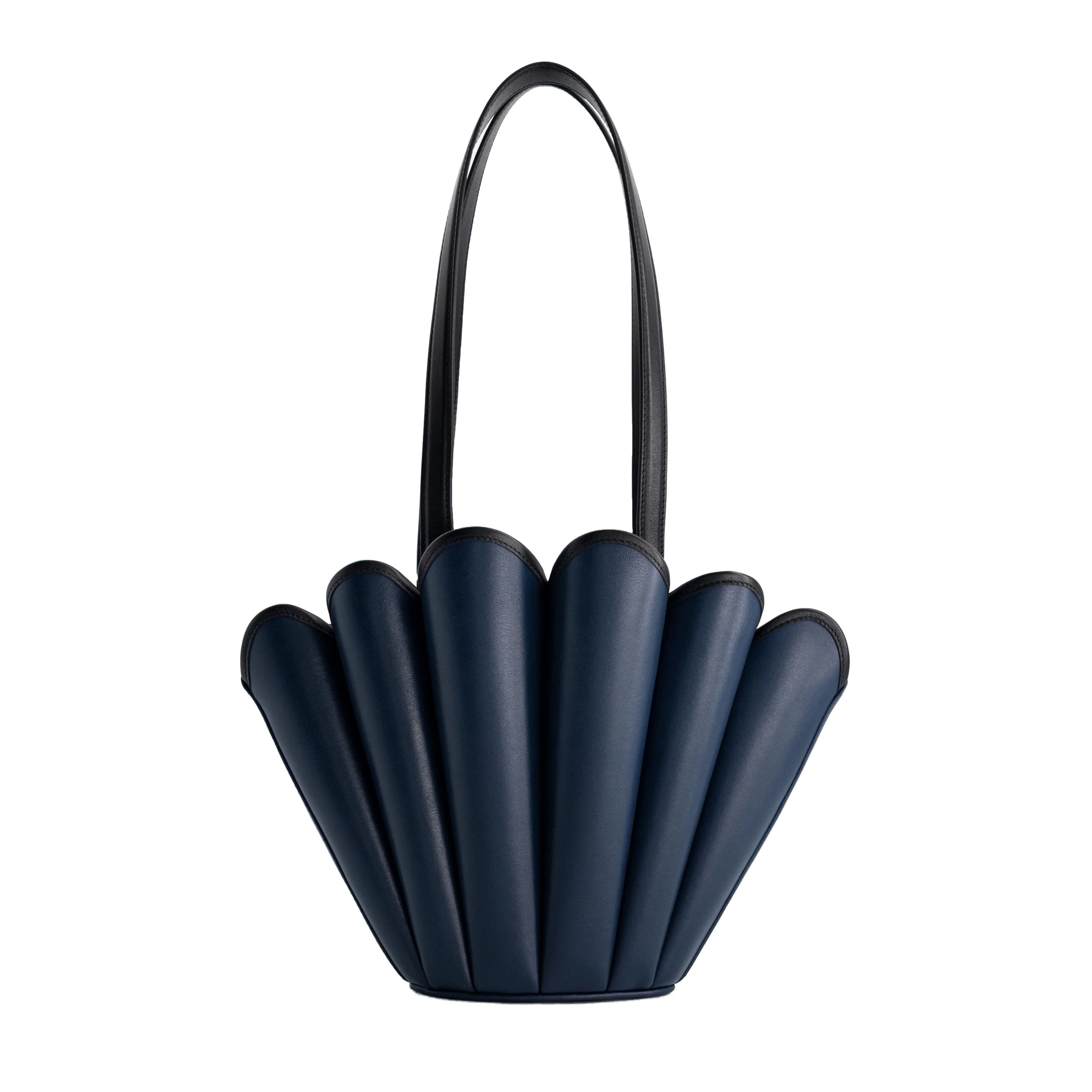 Mlouye Mini Seashell Tote in Navy Mlouye Mini Seashell Tote in Navy | Mini Bags | Luxury Shoes