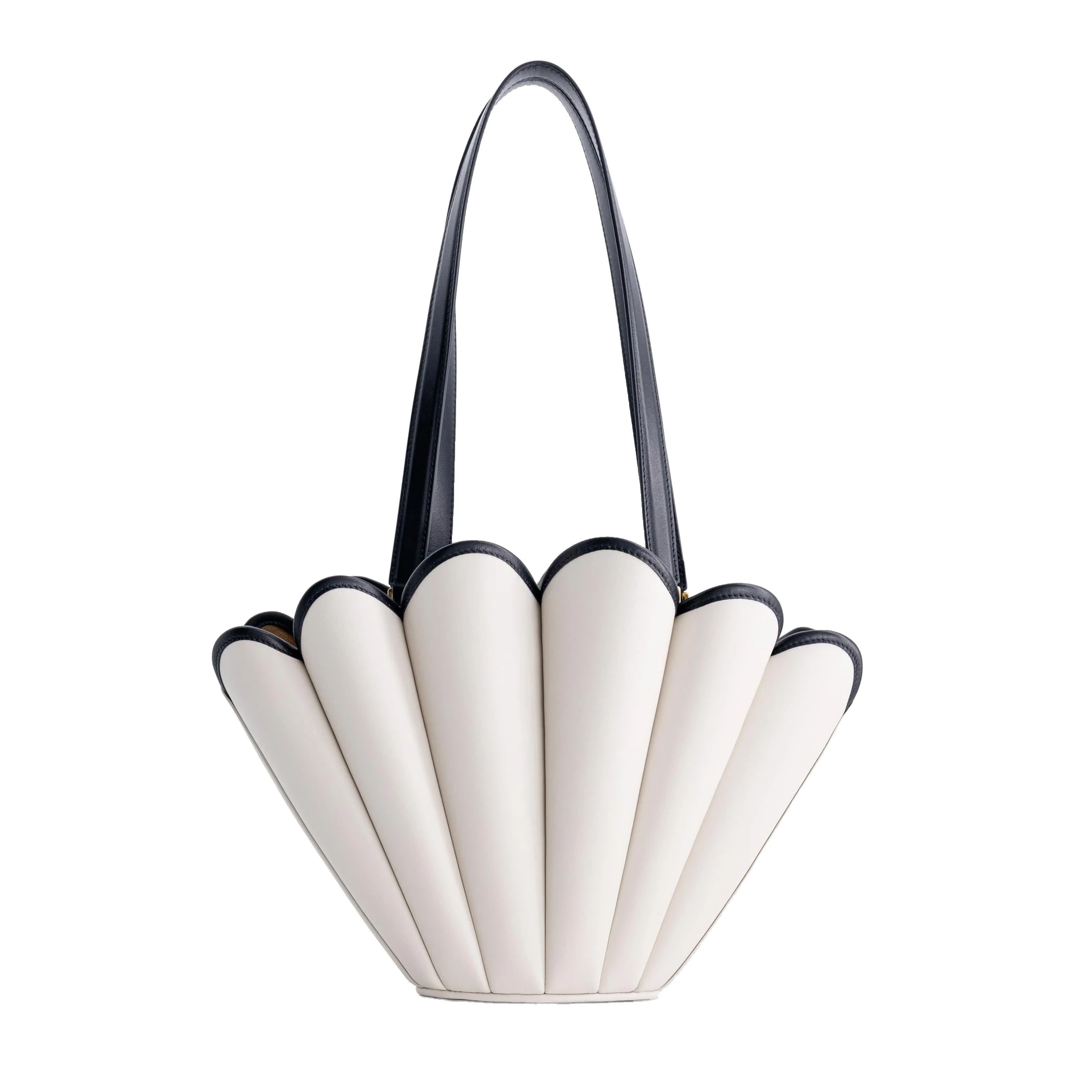 Mlouye Mini Seashell Tote in Off White Mlouye Mini Seashell Tote in Off White | Mini Bags | Luxury Shoes