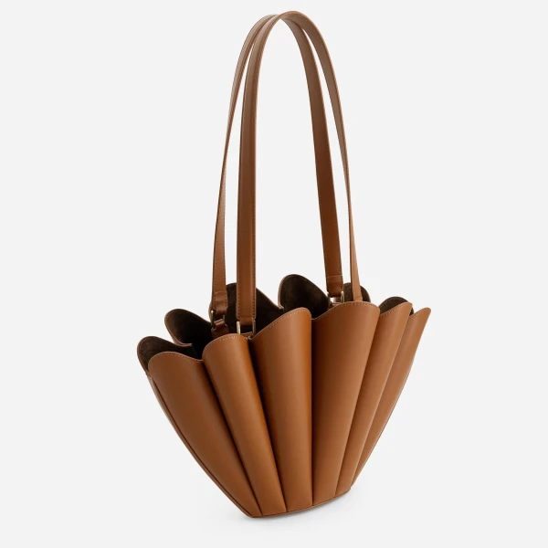 Mlouye Mini Seashell Tote in Tan | Mini Bags | Luxury Shoes 