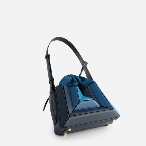 Mlouye Mini Sera Eclat Bag in Ocean | Mini Bags | Luxury Shoes 