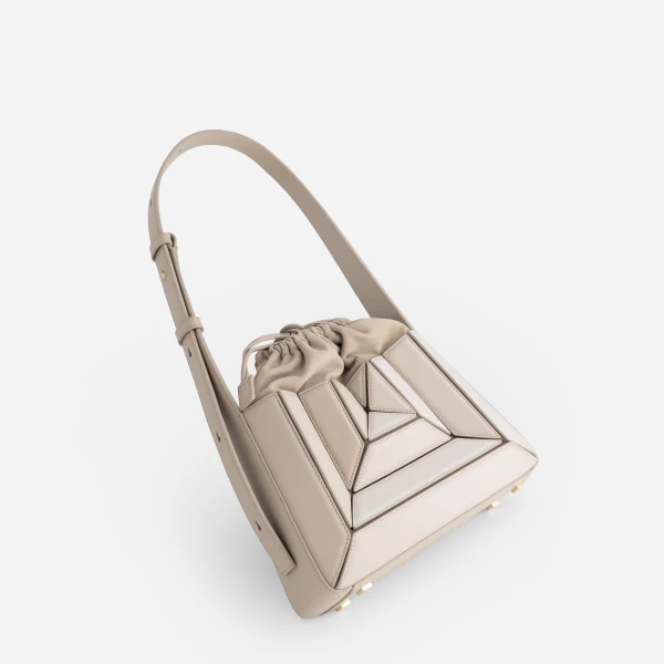 Mlouye Mini Sera Eclat Bag in Vanilla | Mini Bags | Luxury Shoes 