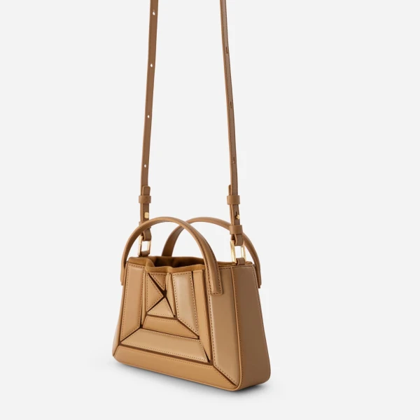 Mlouye Mini Sera Tote in Biscuit | Mini Bags | Luxury Shoes 