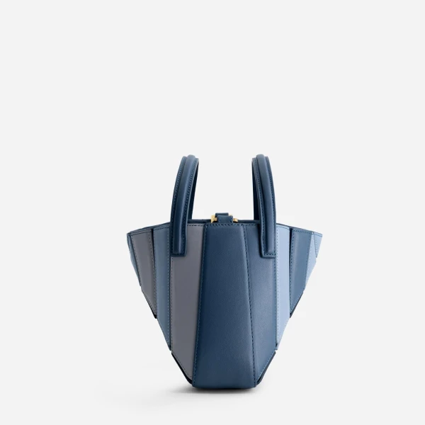 Mlouye Mini Sera Tote in Denim | Mini Bags | Luxury Shoes 
