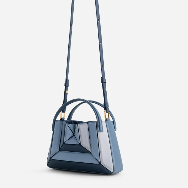 Mlouye Mini Sera Tote in Denim | Mini Bags | Luxury Shoes 