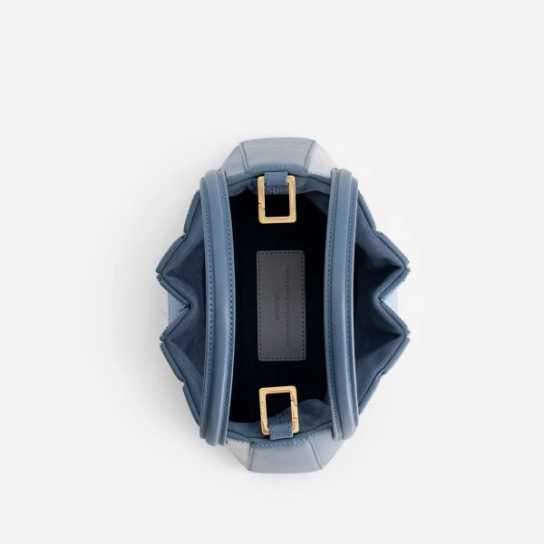 Mlouye Mini Sera Tote in Denim | Mini Bags | Luxury Shoes 