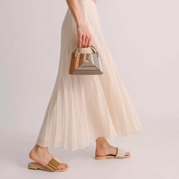 Mlouye Mini Sera Tote in Milky | Mini Bags | Luxury Shoes 