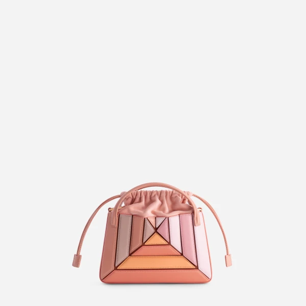Mlouye Mini Sera Tote in Peach | Mini Bags | Luxury Shoes 
