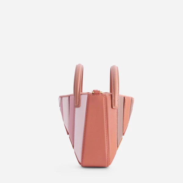 Mlouye Mini Sera Tote in Peach | Mini Bags | Luxury Shoes 