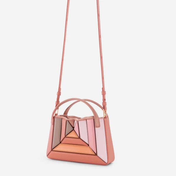 Mlouye Mini Sera Tote in Peach | Mini Bags | Luxury Shoes 