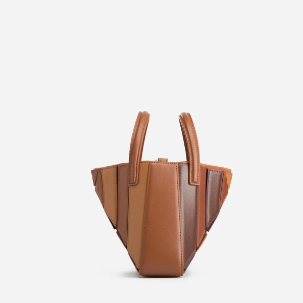 Mlouye Mini Sera Tote in Praline | Mini Bags | Luxury Shoes 