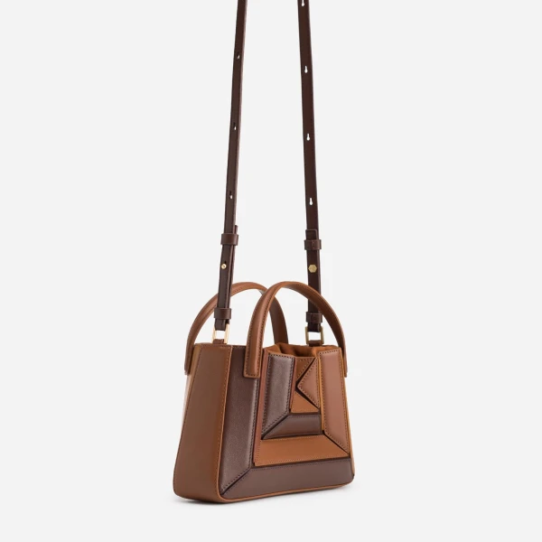 Mlouye Mini Sera Tote in Praline | Mini Bags | Luxury Shoes 