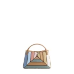 Mlouye Mini Sera Tote in Suede Gummy | Mini Bags | Luxury Shoes 