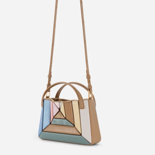 Mlouye Mini Sera Tote in Suede Gummy | Mini Bags | Luxury Shoes 
