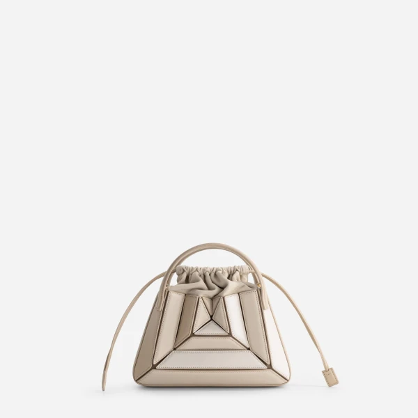 Mlouye Mini Sera Tote in Vanilla | Mini Bags | Luxury Shoes 