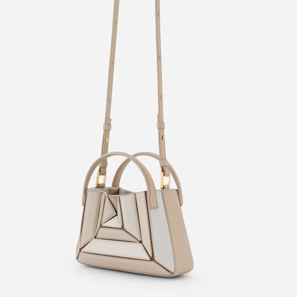 Mlouye Mini Sera Tote in Vanilla | Mini Bags | Luxury Shoes 