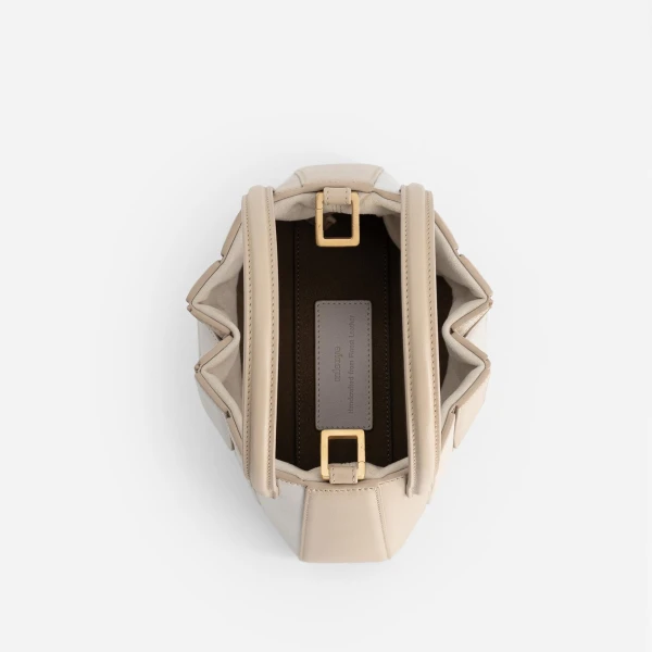 Mlouye Mini Sera Tote in Vanilla | Mini Bags | Luxury Shoes 