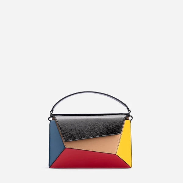Mlouye Naomi Bag in Mondrian | Shoulder & Crossbody Bags | Luxury Shoes 