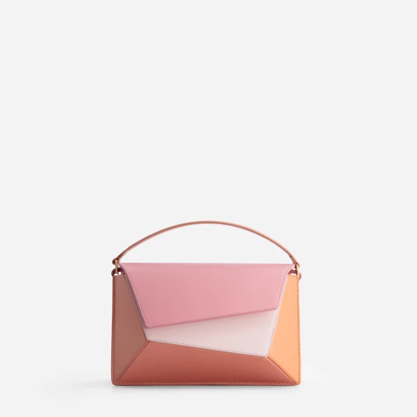 Mlouye Naomi Bag in Peach | Shoulder & Crossbody Bags | Luxury Shoes 