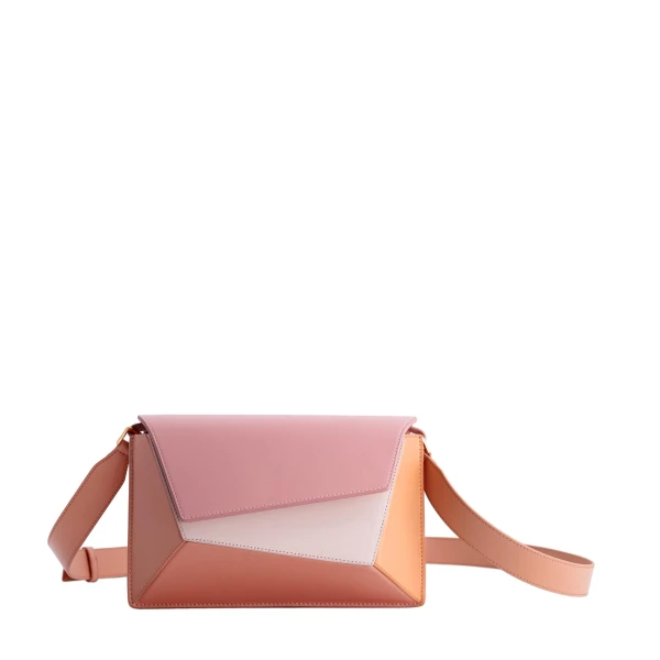 Mlouye Naomi Bag in Peach | Shoulder & Crossbody Bags | Luxury Shoes 
