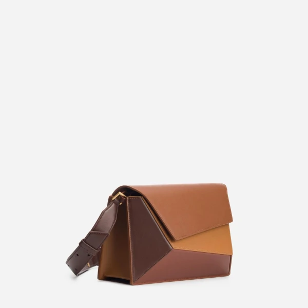 Mlouye Naomi Bag in Praline | Shoulder & Crossbody Bags | Luxury Shoes 