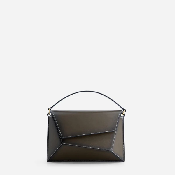 Mlouye Naomi Bag in Truffle Green | Shoulder & Crossbody Bags | Luxury Shoes 