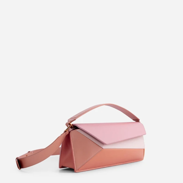 Mlouye Naomi Baguette Bag in Peach | Totes & Top-Handle Bags | Luxury Shoes 