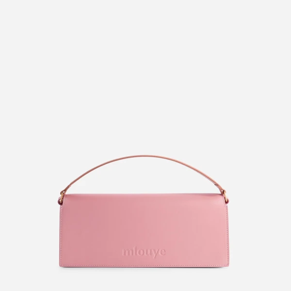 Mlouye Naomi Baguette Bag in Peach | Totes & Top-Handle Bags | Luxury Shoes 