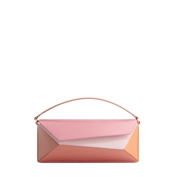 Mlouye Naomi Baguette Bag in Peach | Totes & Top-Handle Bags | Luxury Shoes 