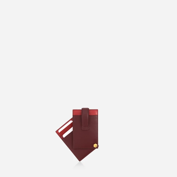 Mlouye Rotate Cardholder in Bordeaux | Wallets & Purses | Luxury Shoes 