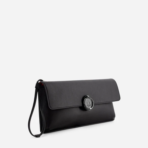 Mlouye Seal Clutch in Carbon | Clutch Bags | Luxury Shoes 