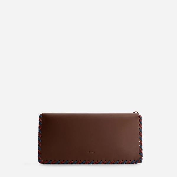 Mlouye Seal Clutch in Espresso | Clutch Bags | Luxury Shoes 