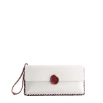Mlouye Seal Clutch in Off White | Clutch Bags | Luxury Shoes 