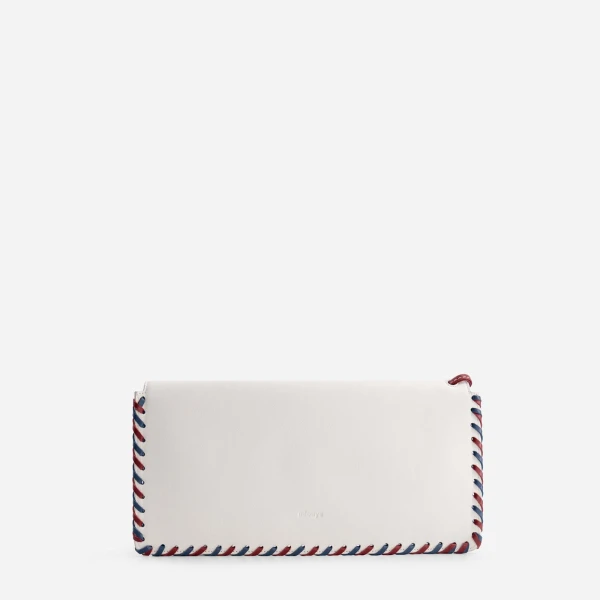 Mlouye Seal Clutch in Off White | Clutch Bags | Luxury Shoes 