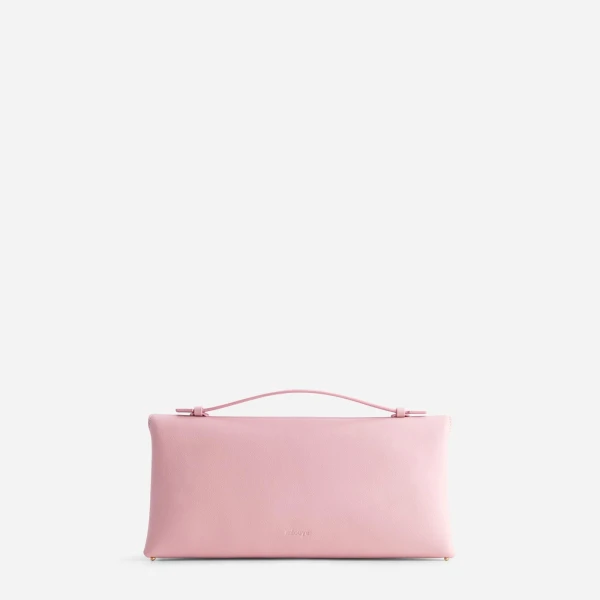 Mlouye Seal Double Clutch in Baby Pink | Clutch Bags | Luxury Shoes 