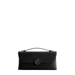 Mlouye Seal Double Clutch in Carbon | Clutch Bags | Luxury Shoes 