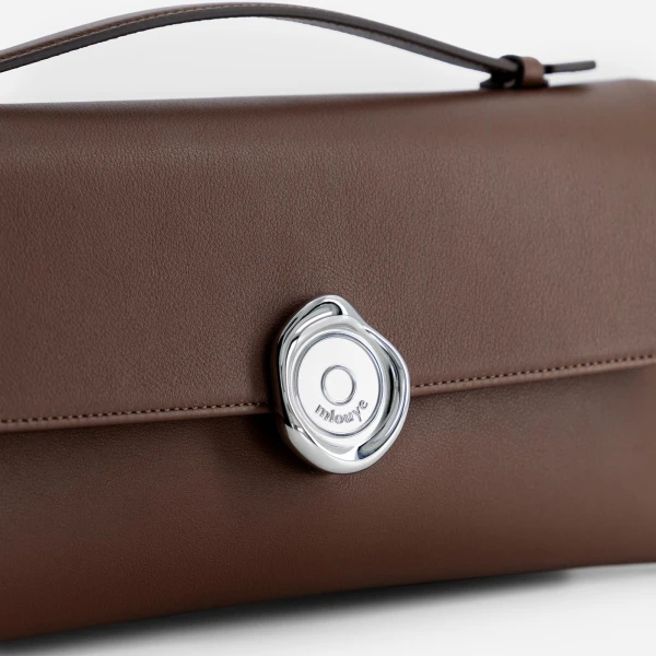 Mlouye Seal Double Clutch in Espresso | Clutch Bags | Luxury Shoes 