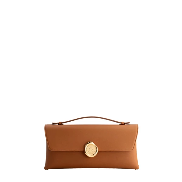 Seal Double Clutch in Tan