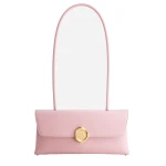 Mlouye Seal Flap Bag in Baby Pink | Shoulder & Crossbody Bags | Luxury Shoes 