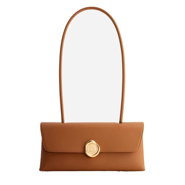 Seal Flap Bag in Tan