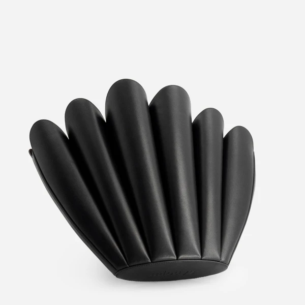 Mlouye Seashell Tote in Black | Totes & Top-Handle Bags | Luxury Shoes 