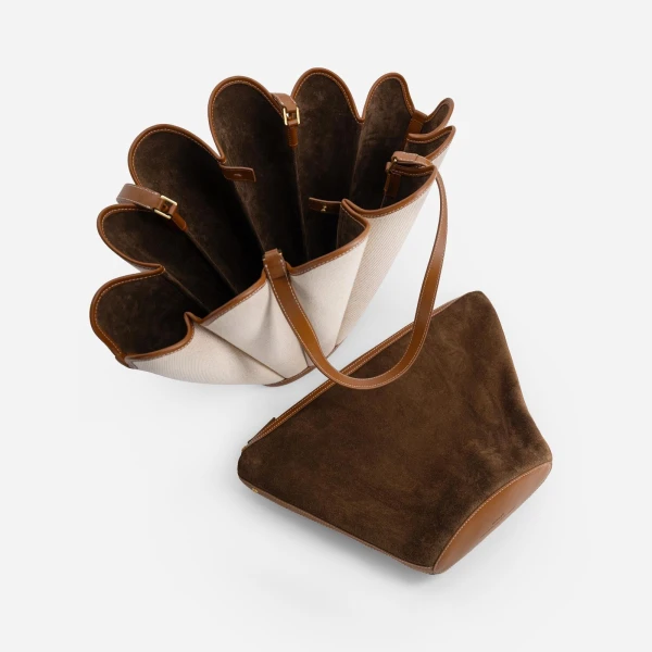 Mlouye Seashell Tote in Canvas | Totes & Top-Handle Bags | Luxury Shoes 